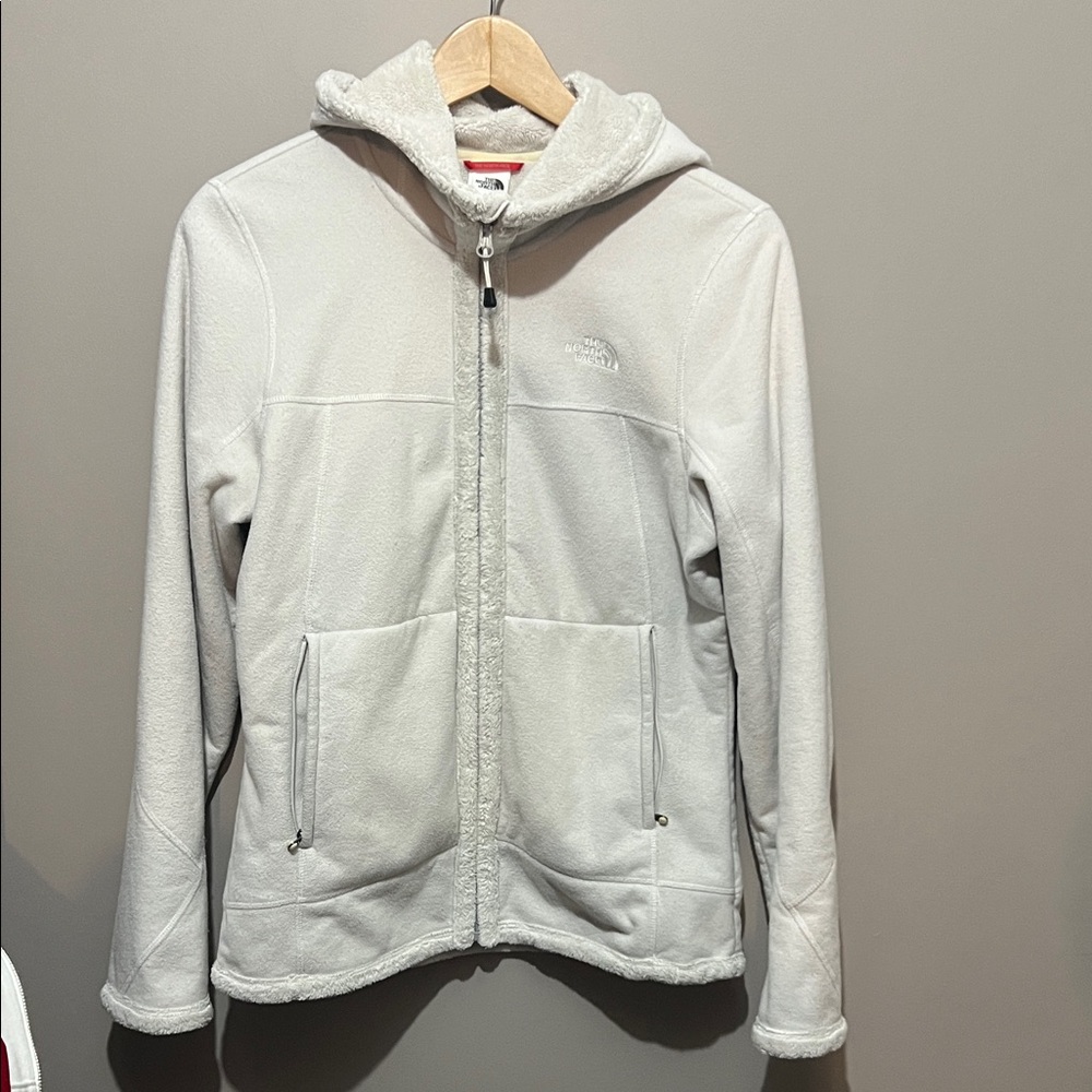The North Face Soft Gray Hooded Jacket